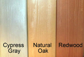 MacLumber II in Cypress Gray, Natural Oak and Redwood
